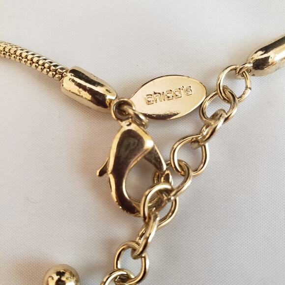 Chico's Goldtone Pave-Detail Collar Necklace - Picture 7 of 7